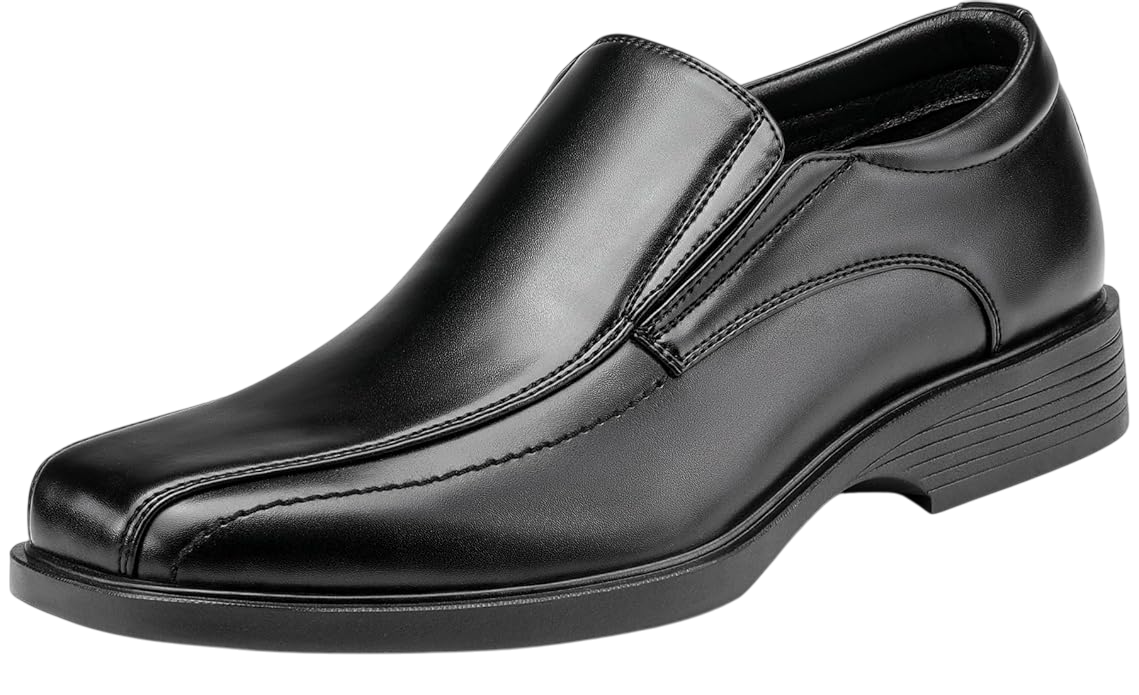 Men's Square Toe Dress Loafers Formal Shoes