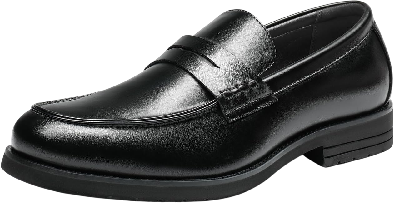 Men's Dress Slip-on Penny Loafers Business Formal Shoes by Vero Cuoio